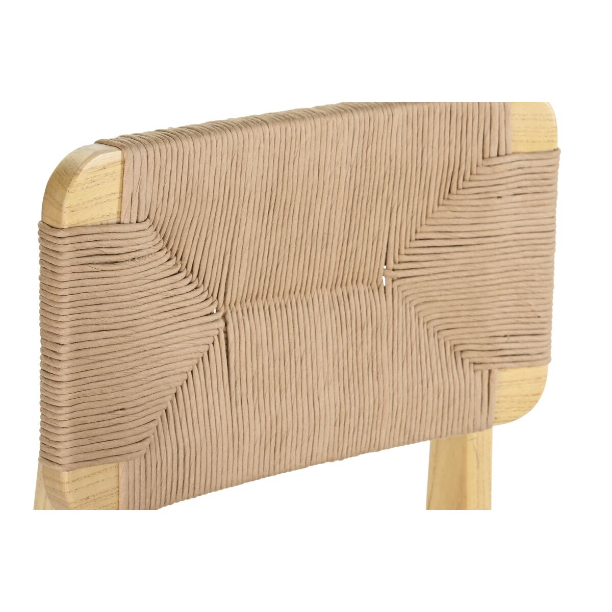 Silla de Comedor DKD Home Decor Natural 42 x 41 x 80 cm 42 x 47 x 80 cm 42 x 50 x 81 cm 3 S3040647_2