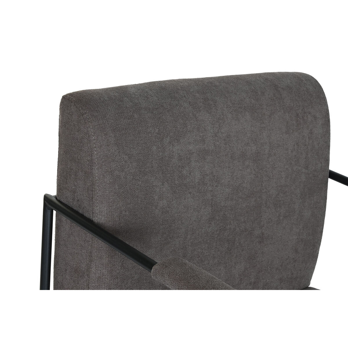 Sillón DKD Home Decor Gris Metal Poliéster (64 x 69,5 x 76 cm) 6 S3040710_5