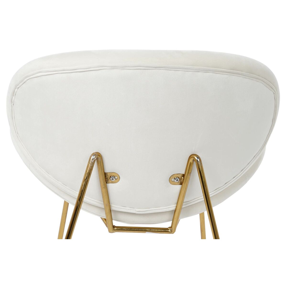 Silla DKD Home Decor Blanco Dorado 63 x 57 x 73 cm 3 S3043986_2