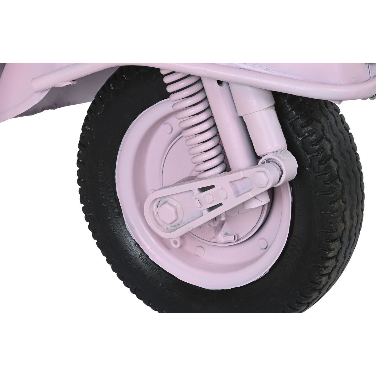 Mesa auxiliar DKD Home Decor Rosa claro Hierro Madera de mango 116 x 72 x 110 cm 4 S3044047_3