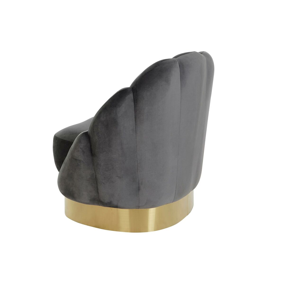 Butaca DKD Home Decor 86 x 80 x 85 cm Gris Metal Blanco Gris oscuro 6 S3044129_5