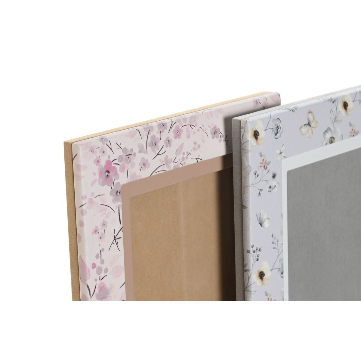 Marco de Fotos DKD Home Decor Azul Blanco Gris Camel Rosa claro PVC Aluminio (2 Unidades) 4 S3043926_3