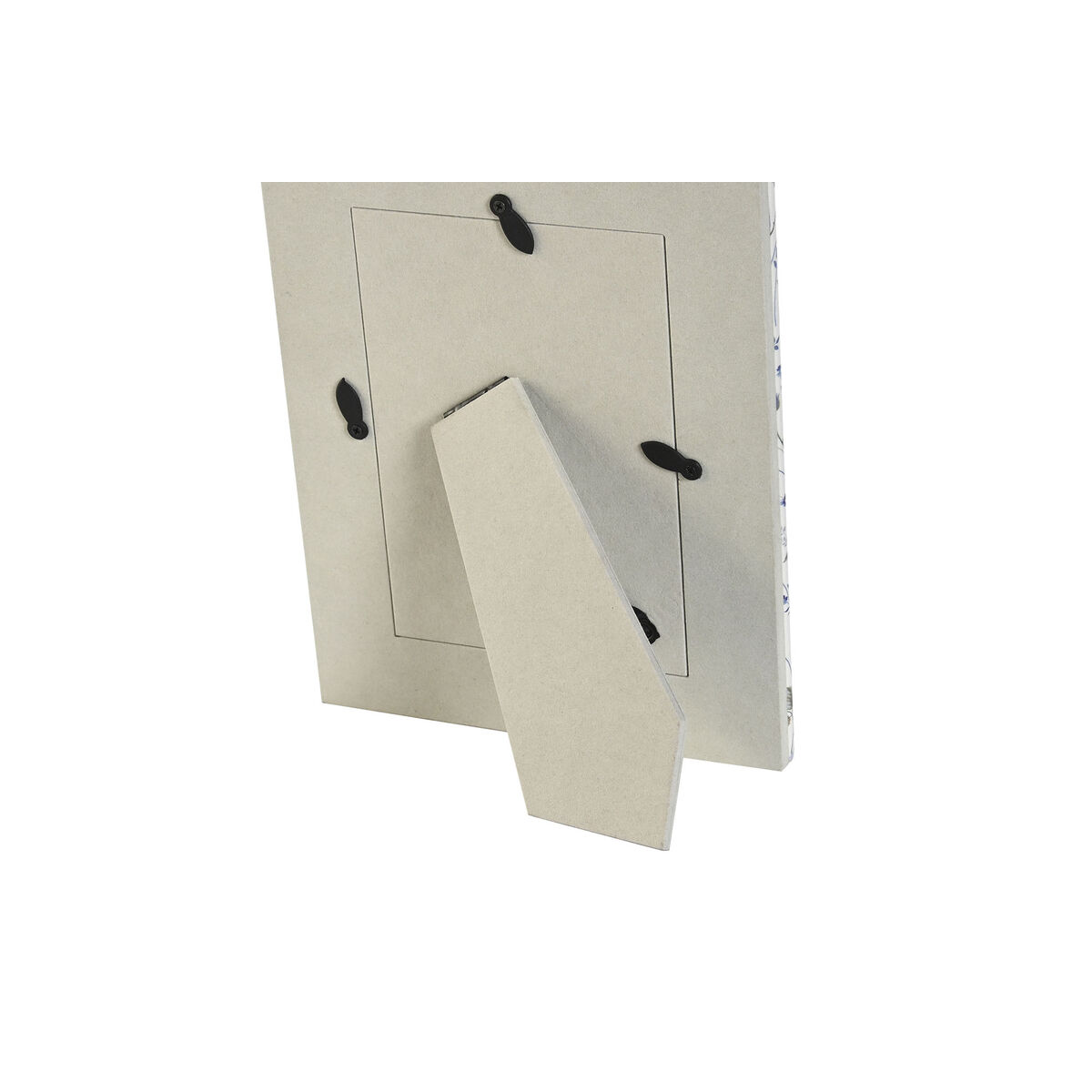 Marco de Fotos DKD Home Decor Blanco Gris Lila Rosa claro Aluminio (2 Unidades) 3 S3043935_2