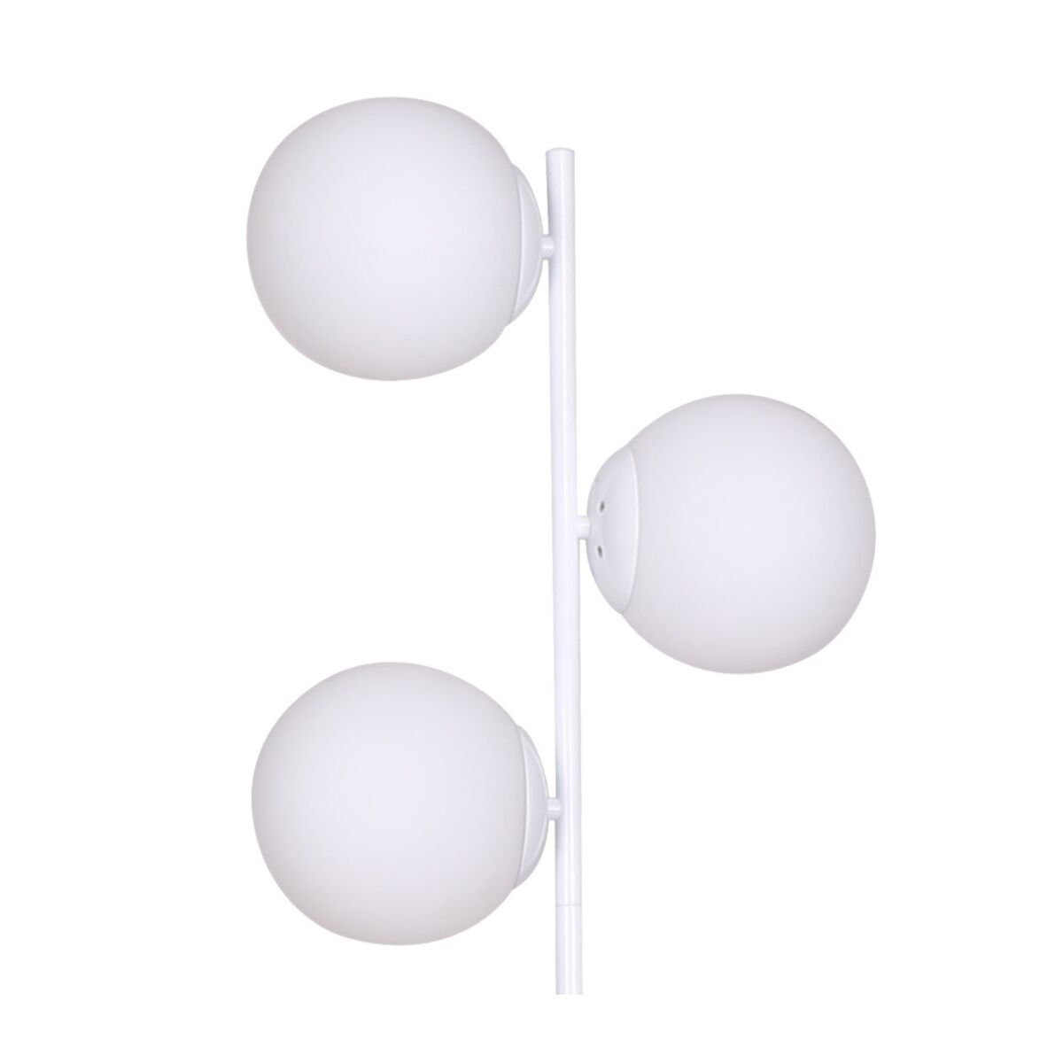 Lámpara de Pie DKD Home Decor 35 x 25 x 167 cm Cristal Metal Blanco 220 V 50 W 4 S3052597_3