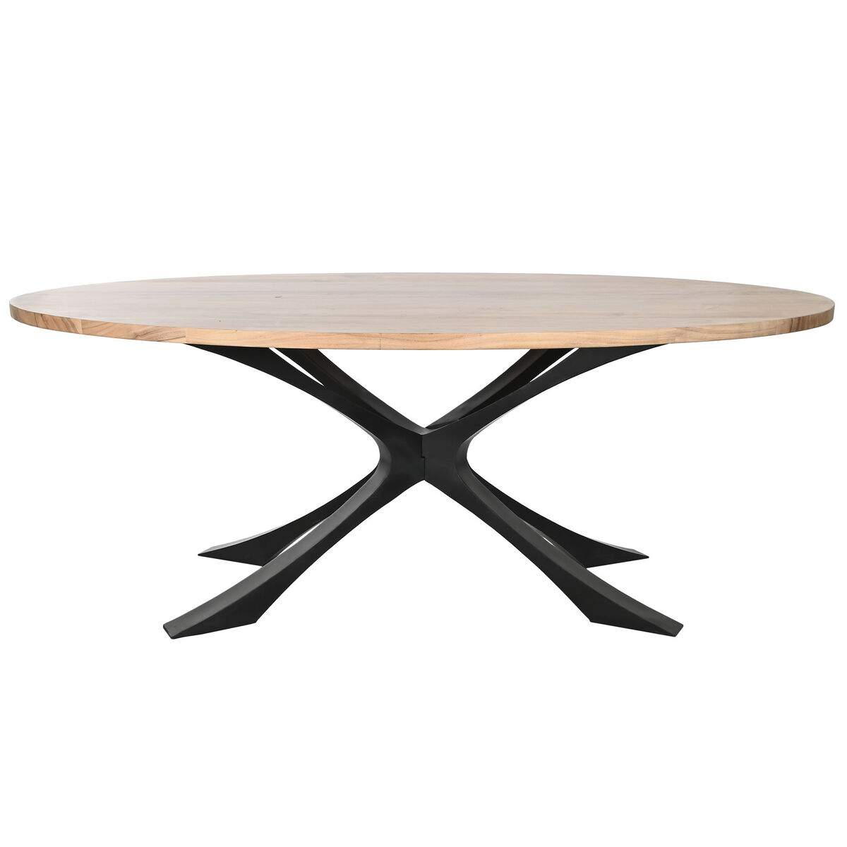 Mesa de Comedor DKD Home Decor Metal Madera de acacia 200 x 110 x 76 cm 6 S3052602_5