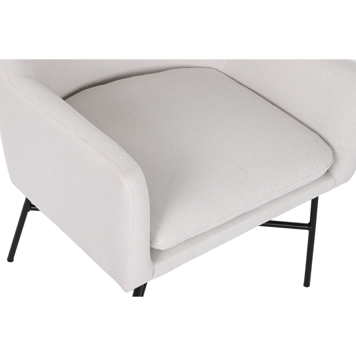Sillón DKD Home Decor Beige Metal 66 x 62 x 75 cm 2 S3052893_1