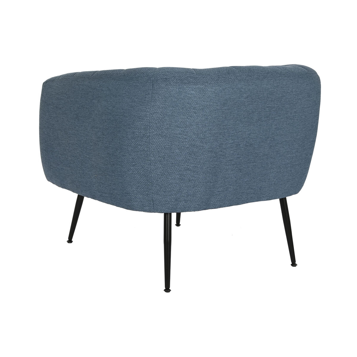 Sillón DKD Home Decor Azul Negro Dorado Espuma Madera Metal 81 x 75 x 73 cm 2 S3052904_1