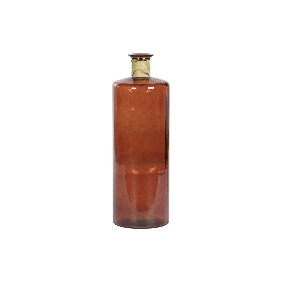 Jarrón DKD Home Decor Terracota Cuerda Cristal Templado 25 x 25 x 75 cm 1 S3052913_0