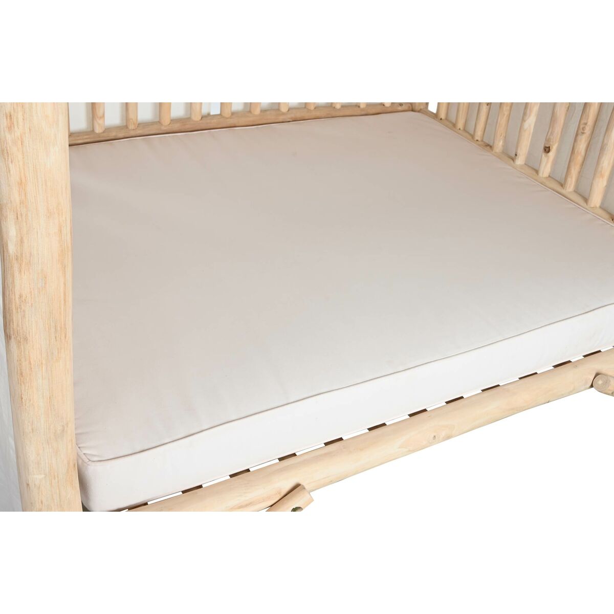 Cama para Jardín DKD Home Decor Blanco Natural 200 x 180 x 200 cm 10 S3052990_9
