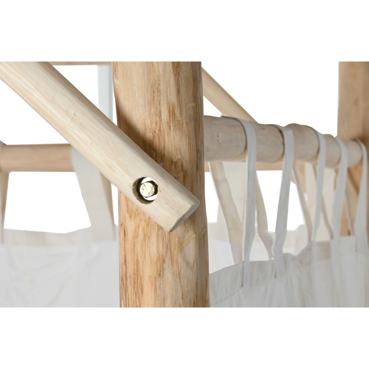 Cama para Jardín DKD Home Decor Blanco Natural 200 x 180 x 200 cm 11 S3052990_10