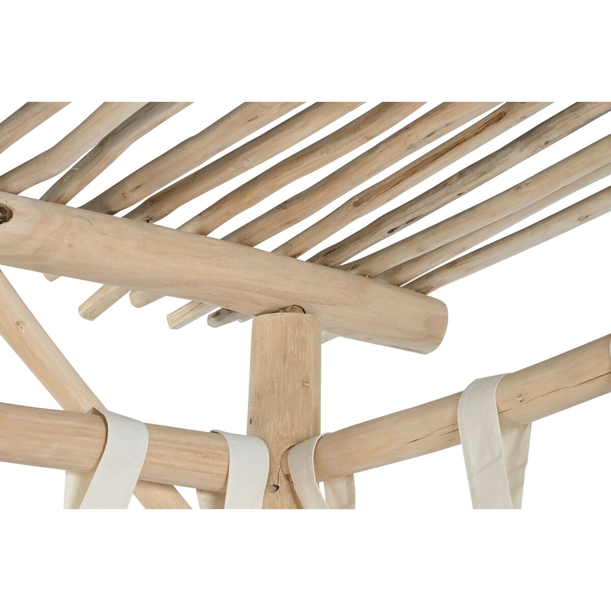 Cama para Jardín DKD Home Decor Blanco Natural 200 x 180 x 200 cm 12 S3052990_11