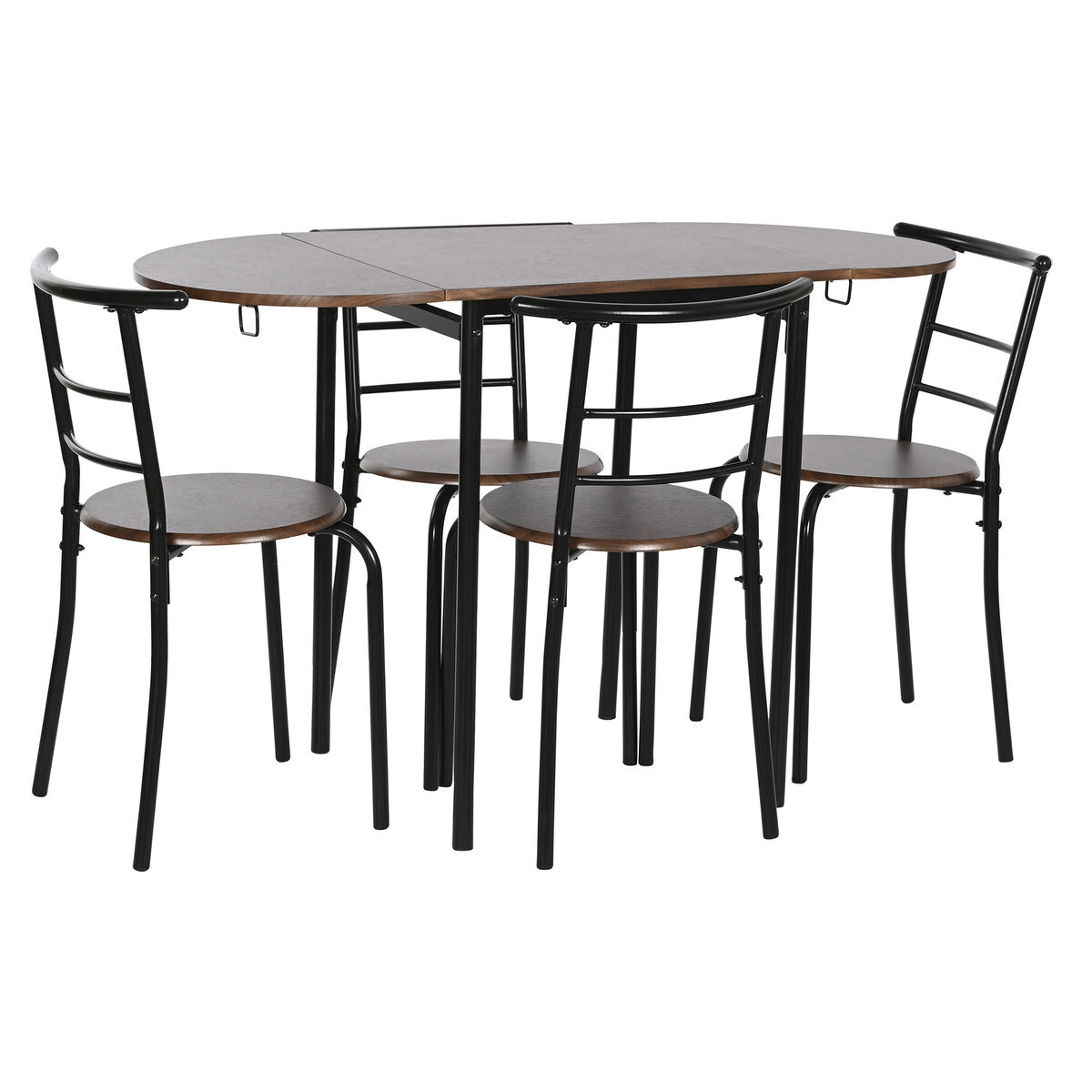 Conjunto de Mesa con 4 Sillas DKD Home Decor 121 x 55 x 78 cm 1 S3053055_0