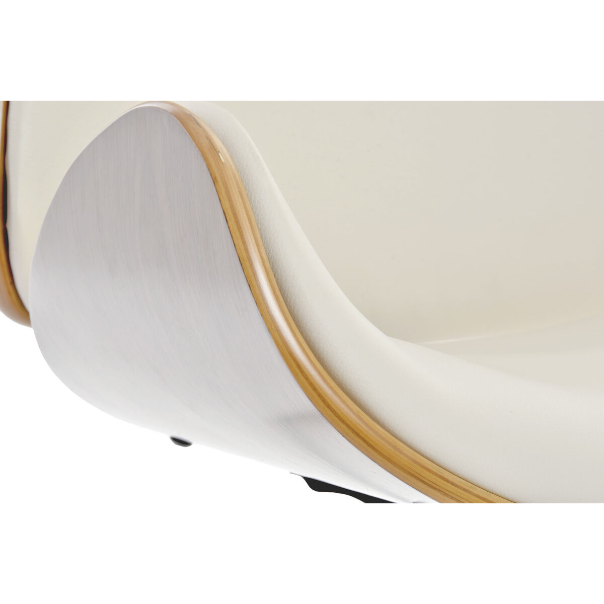 Silla DKD Home Decor Marrón Crema Plateado 52 x 58,5 x 98 cm 3 S3054006_2