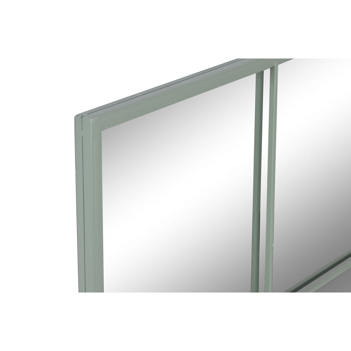 Espejo de pared Home ESPRIT Verde Ventana Scandi 90 x 2 x 90 cm 2 S3055605_1