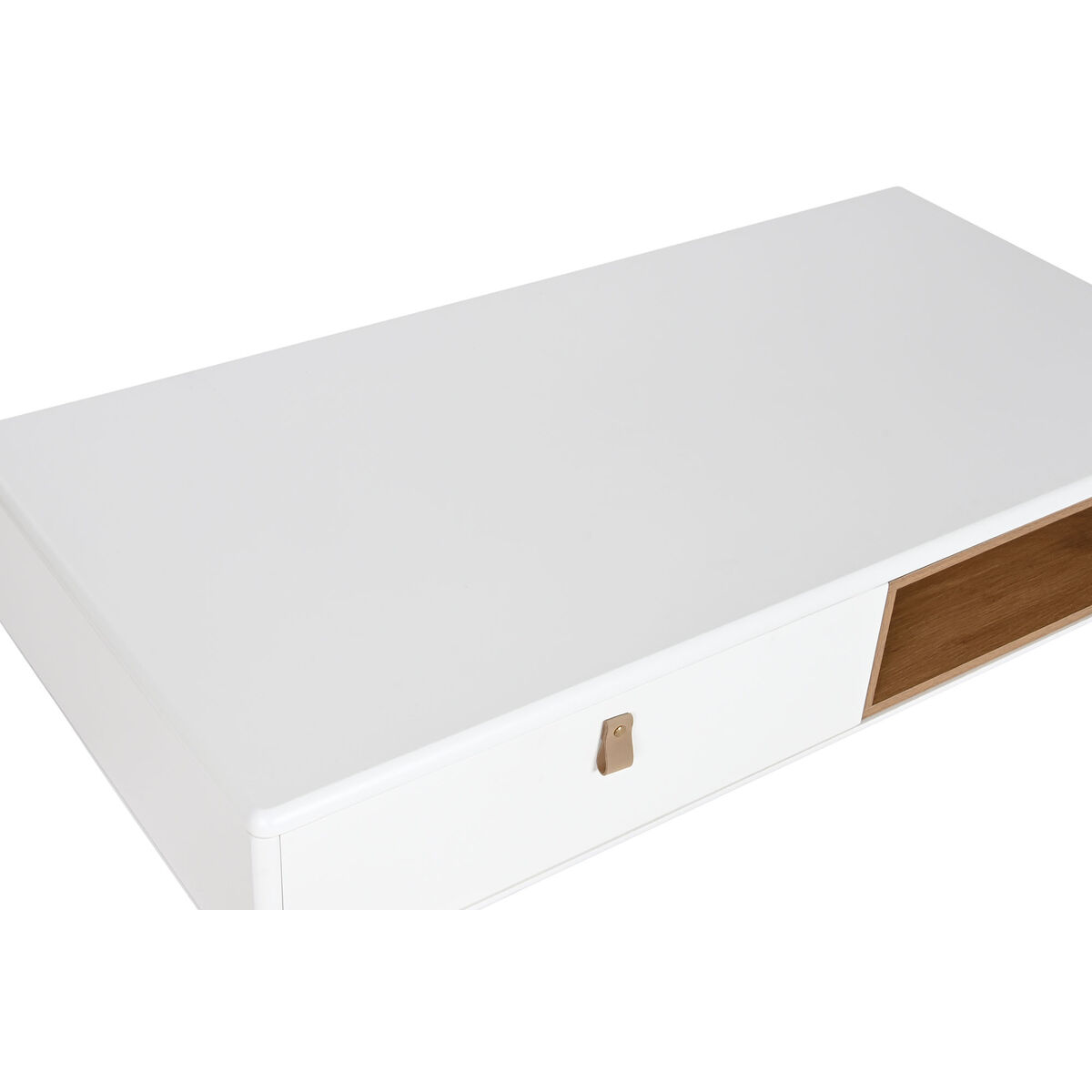 Mesa de Centro Home ESPRIT Blanco Natural Poliuretano Madera MDF 120 x 60 x 40 cm 4 S3056994_3