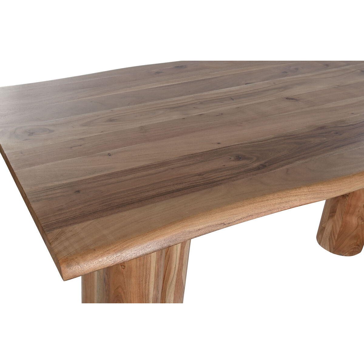 Mesa de Comedor Home ESPRIT Marrón Natural Madera de acacia 200 x 100 x 76 cm 2 S3056457_1