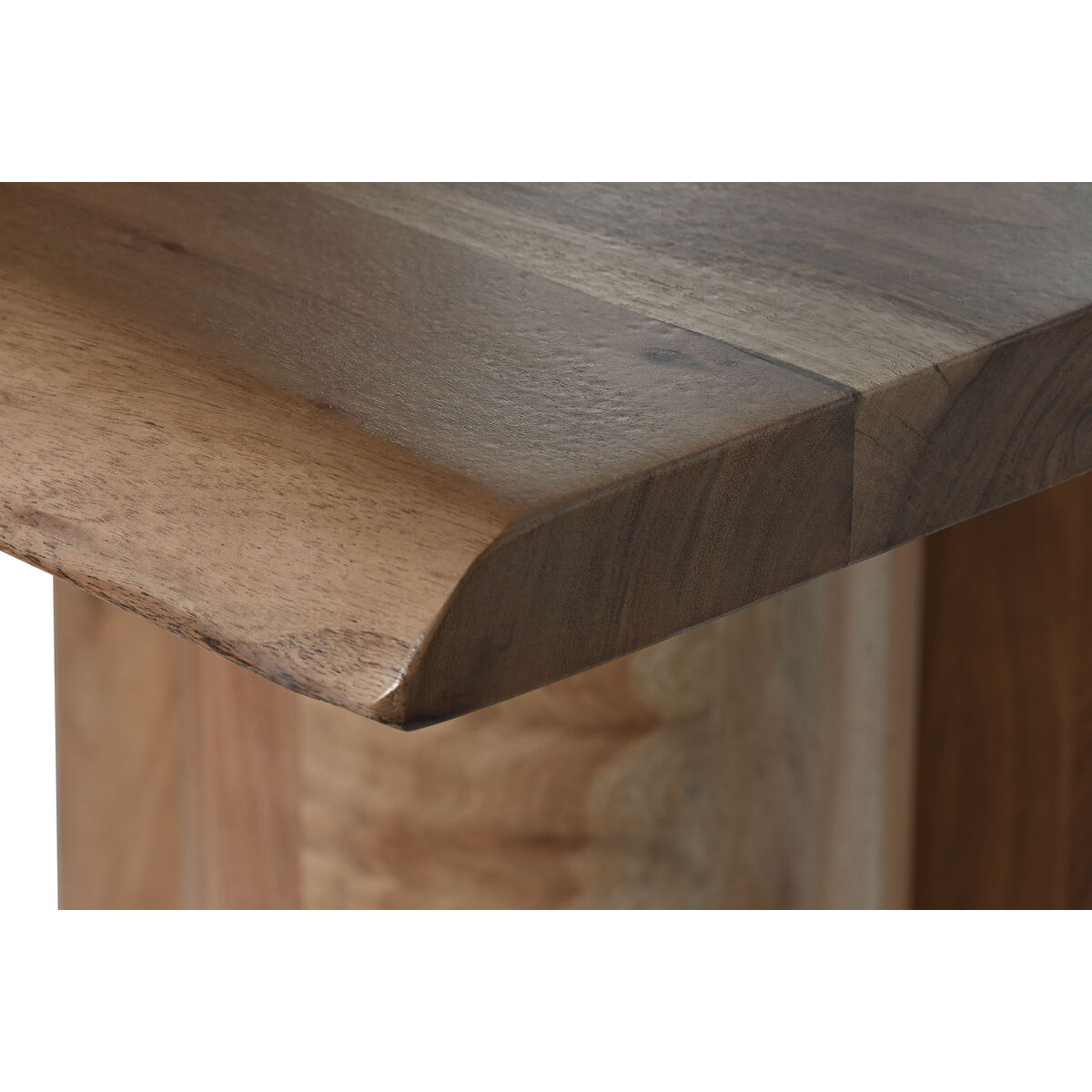 Mesa de Comedor Home ESPRIT Marrón Natural Madera de acacia 200 x 100 x 76 cm 3 S3056457_2