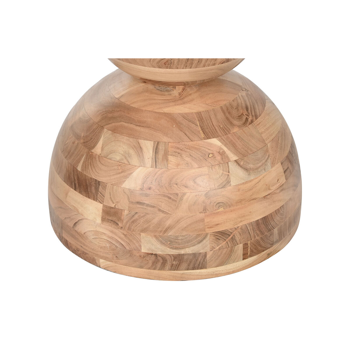 Mesa de Comedor Home ESPRIT Marrón Natural Acacia 115 x 115 x 76 cm 4 S3056459_3