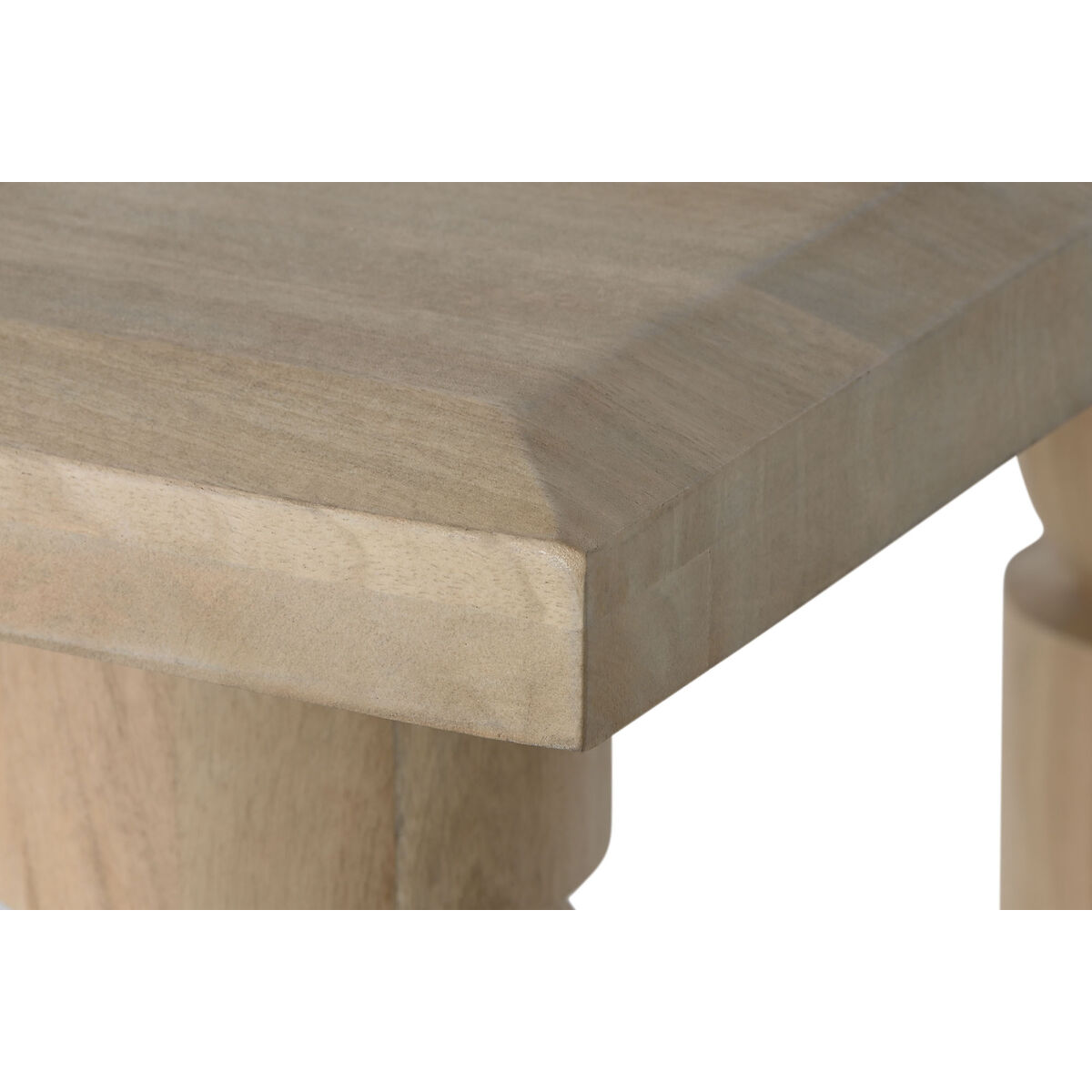 Mesa de Comedor Home ESPRIT Natural Madera de mango 200 x 90 x 76 cm 3 S3057157_2