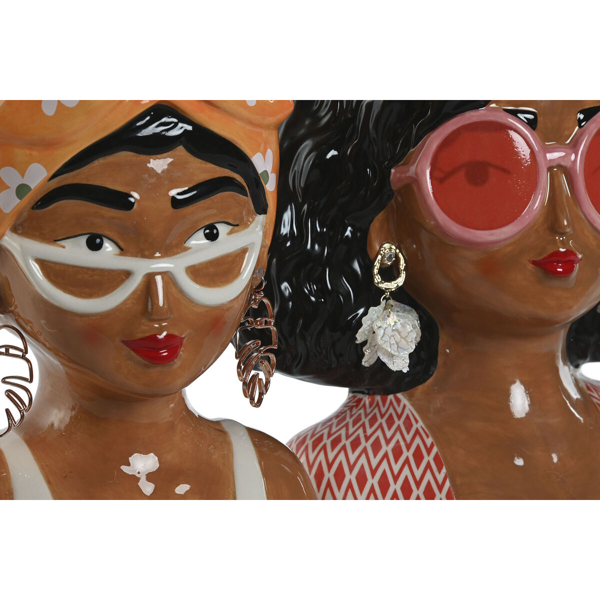 Macetero Home ESPRIT Multicolor 16 x 13 x 24 cm (2 Unidades) 2 S3057503_1