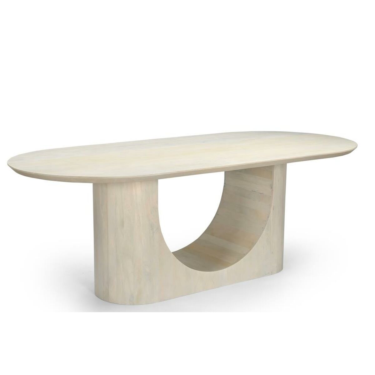 Mesa de Comedor Home ESPRIT Blanco Madera de mango 220 x 100 x 76 cm 1 S3059614_0
