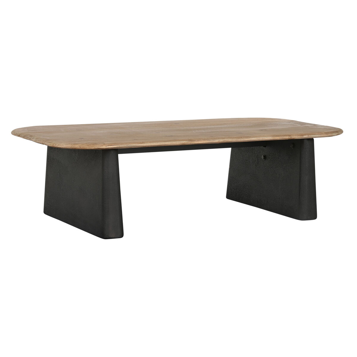 Mesa de Centro Home ESPRIT Negro Natural 120 x 60 x 32 cm 1 S3058184_0