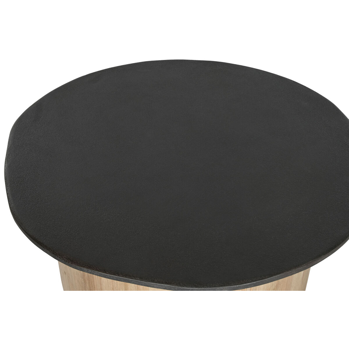 Mesa de Centro Home ESPRIT Natural Marrón oscuro Abeto 90 x 90 x 40 cm 2 S3058185_1