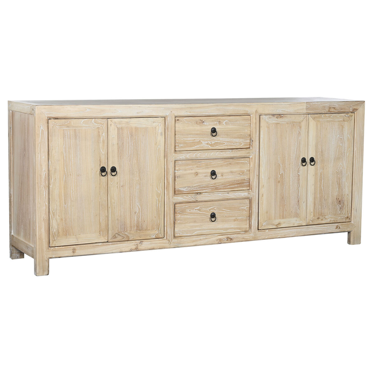 Aparador Home ESPRIT Natural Madera Reciclada Madera de olmo 200 x 45 x 85 cm 1 S3058945_0