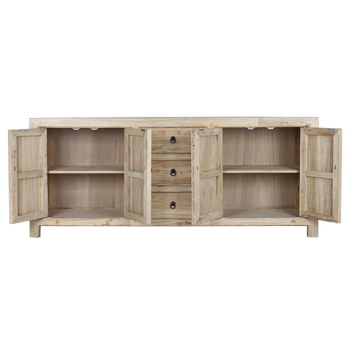 Aparador Home ESPRIT Natural Madera Reciclada Madera de olmo 200 x 45 x 85 cm 3 S3058945_2