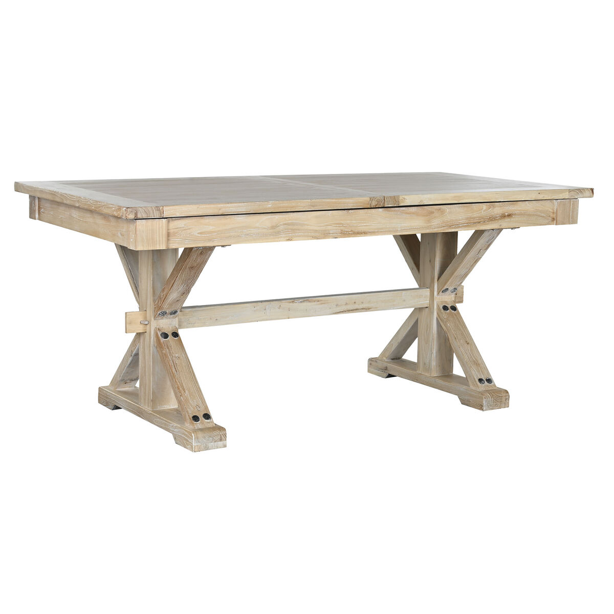 Mesa de Comedor Home ESPRIT Natural Madera Reciclada Madera de olmo 180 x 90 x 76 cm 1 S3058949_0