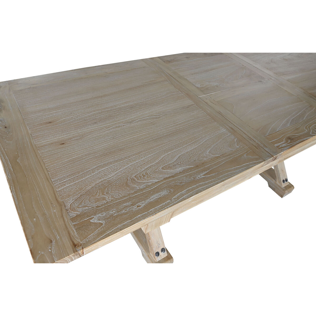 Mesa de Comedor Home ESPRIT Natural Madera Reciclada Madera de olmo 180 x 90 x 76 cm 3 S3058949_2