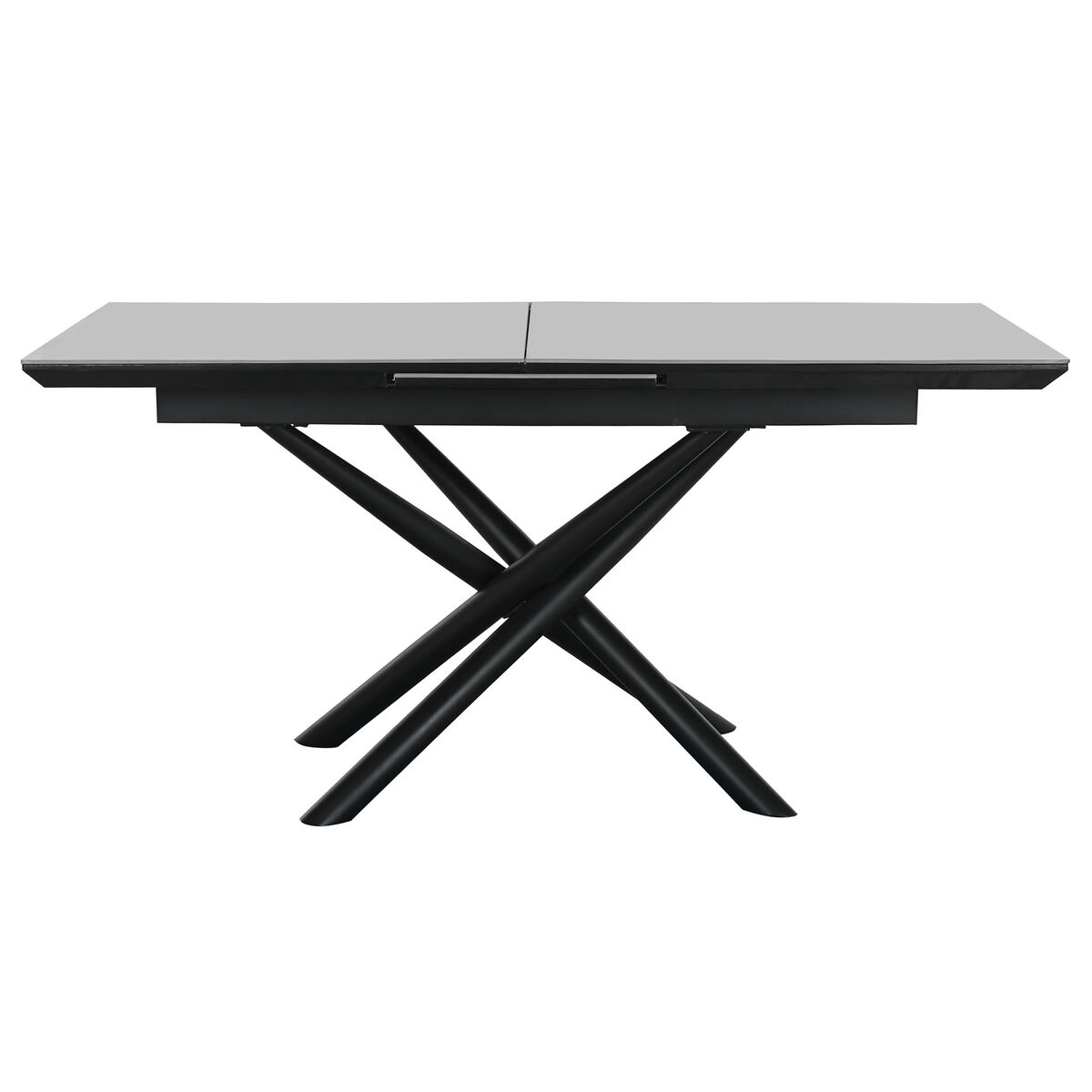 Mesa de Comedor Home ESPRIT Negro Gris Metal Cerámica 160 x 90 x 76 cm 6 S3059022_5