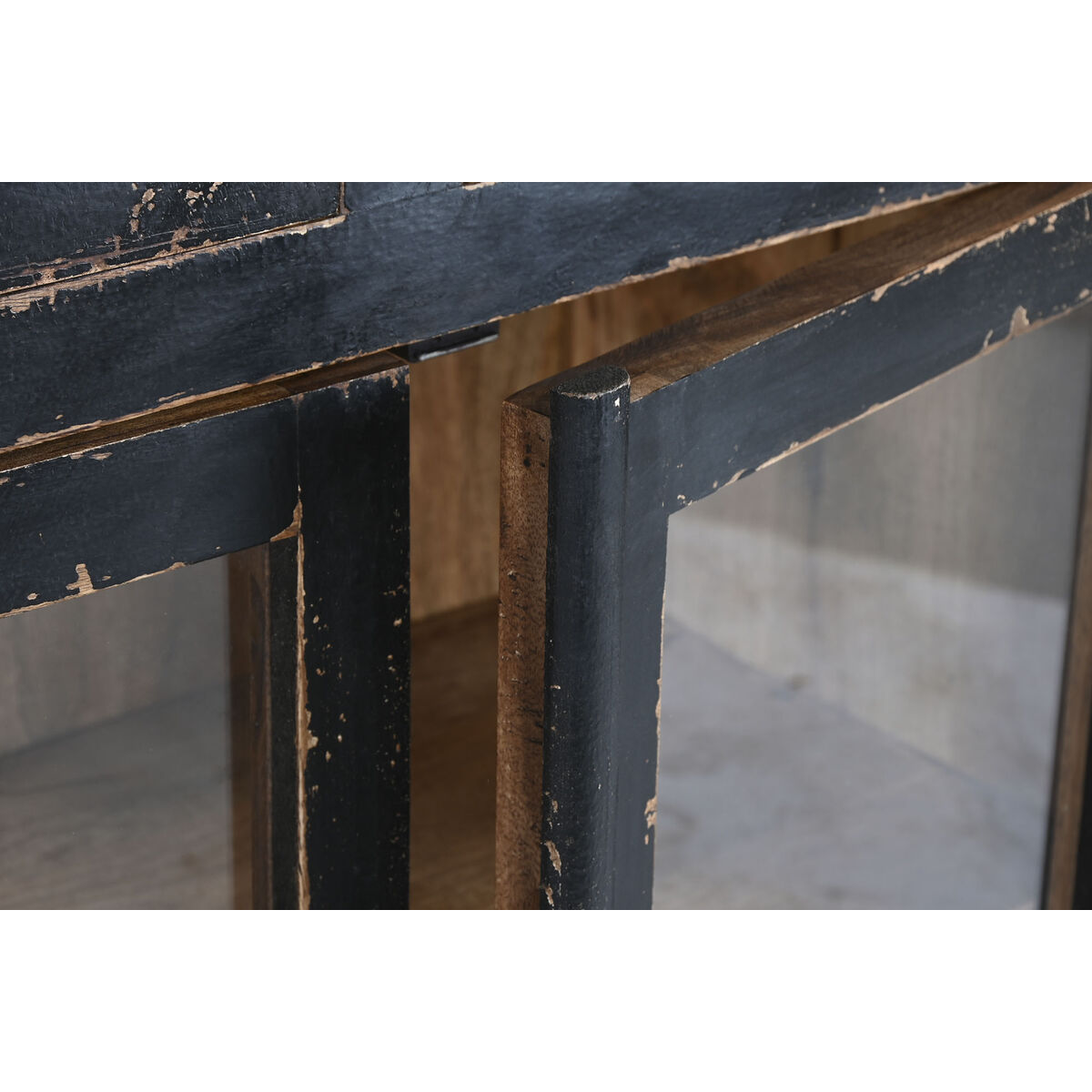 Aparador Home ESPRIT Negro Madera de mango 160 x 40 x 100 cm 2 S3059431_1