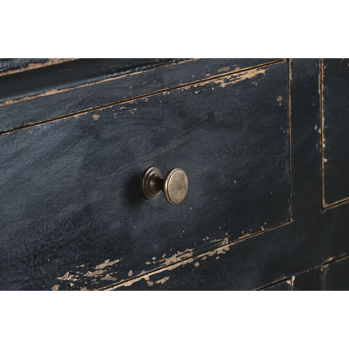 Aparador Home ESPRIT Negro Madera de mango 160 x 40 x 100 cm 9 S3059431_8