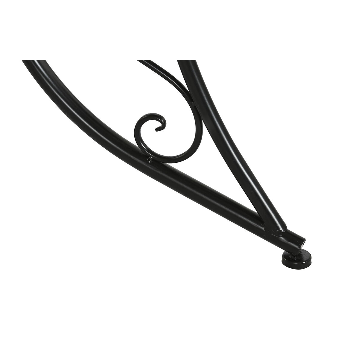 Mesa auxiliar Home ESPRIT Negro Multicolor 80 x 80 x 76 cm 6 S3060205_5