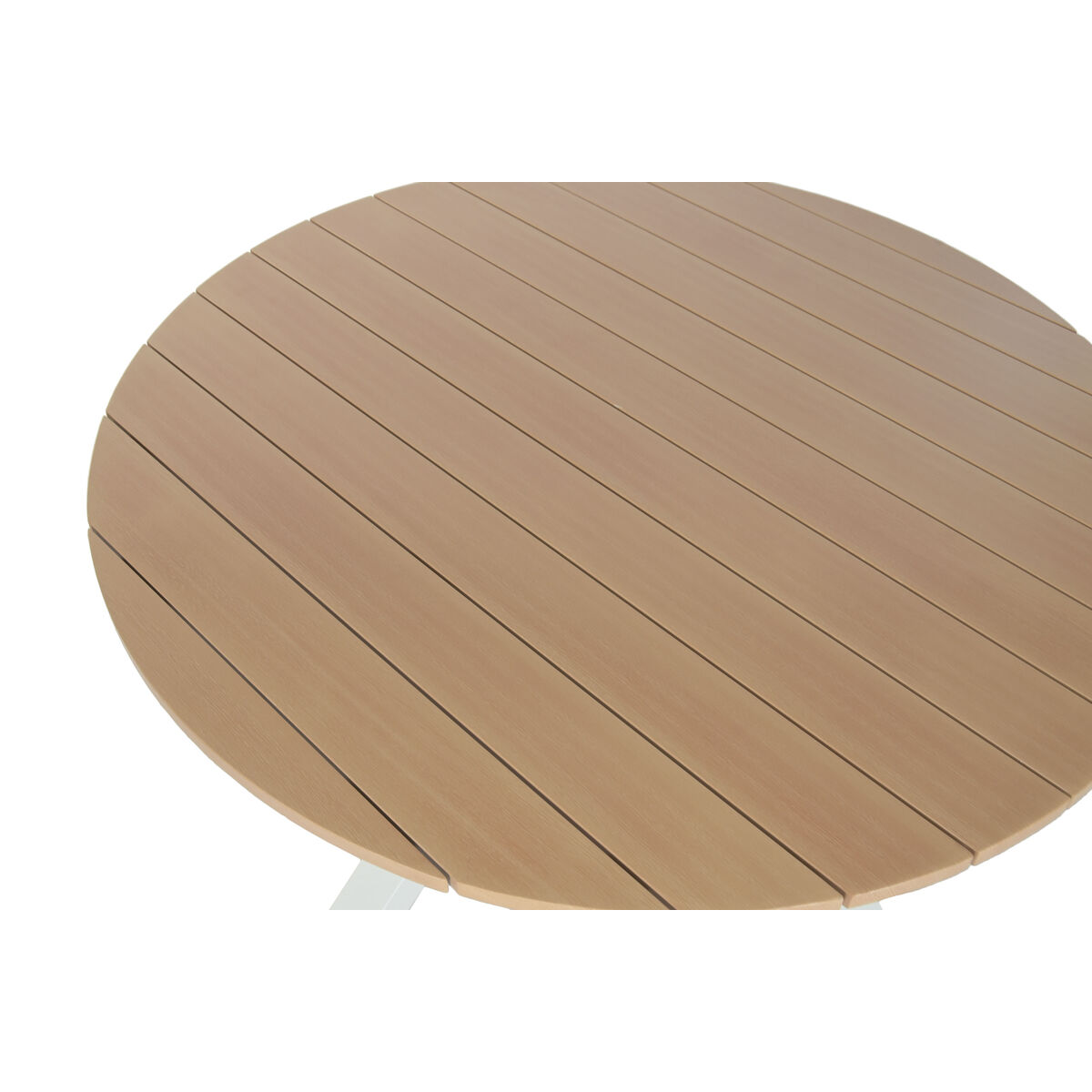 Mesa de Comedor Home ESPRIT Blanco Aluminio 140 x 140 x 75 cm 2 S3060296_1