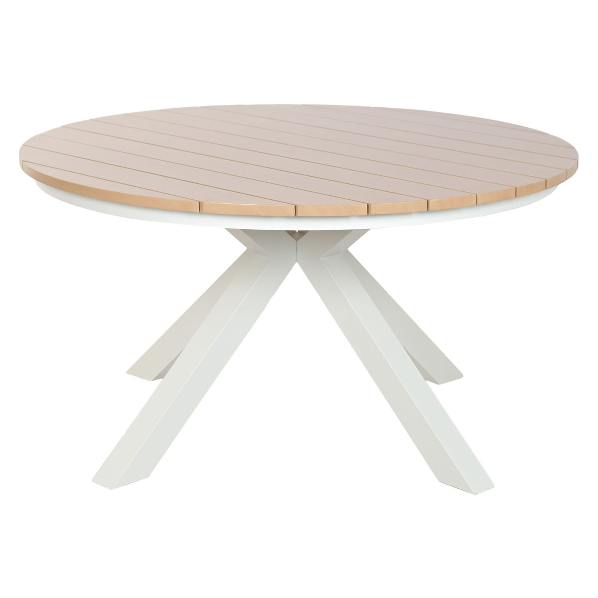 Mesa de Comedor Home ESPRIT Blanco Aluminio 140 x 140 x 75 cm 6 S3060296_5