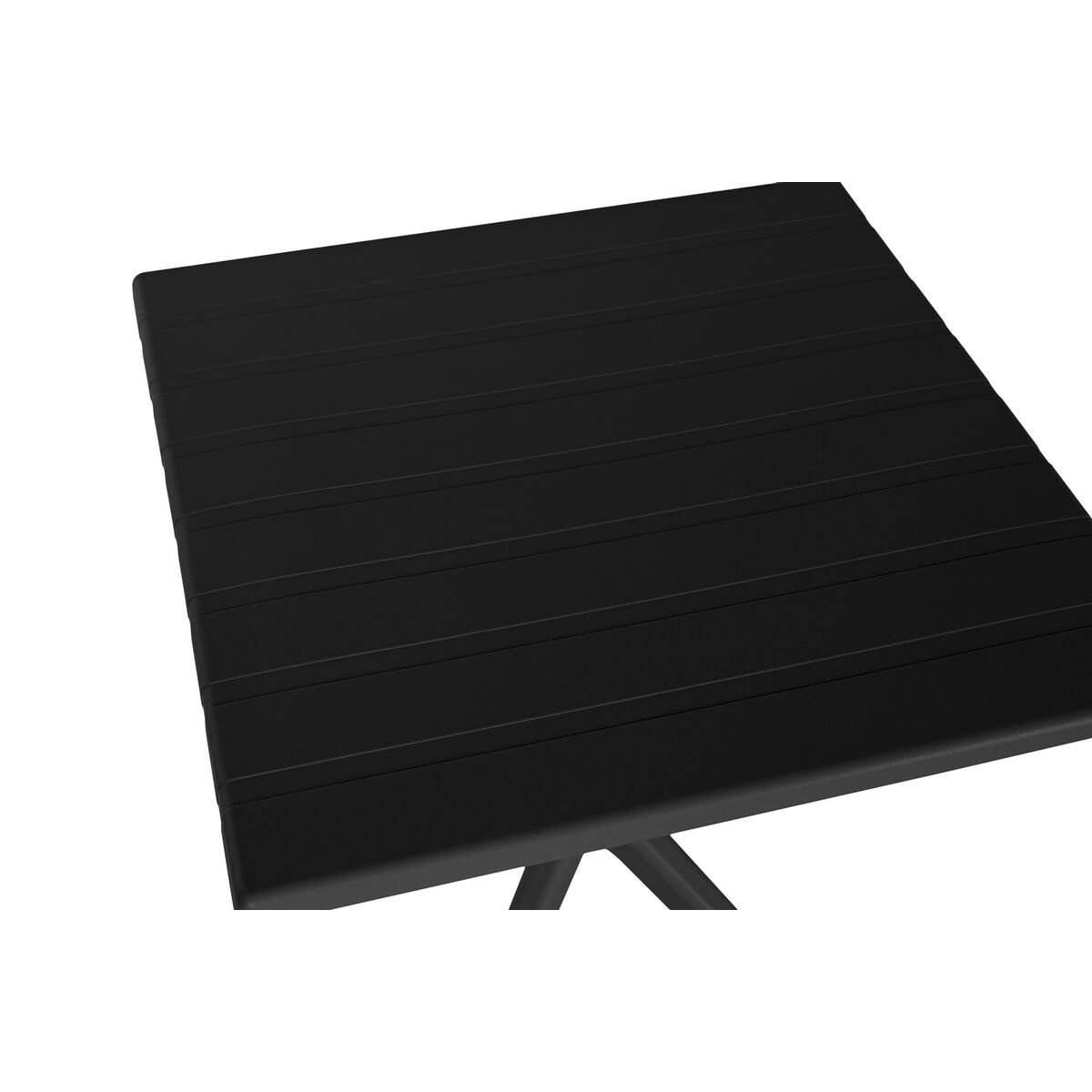 Mesa de Comedor Home ESPRIT Negro Metal Polipropileno 70 x 70 x 75 cm 5 S3060220_4