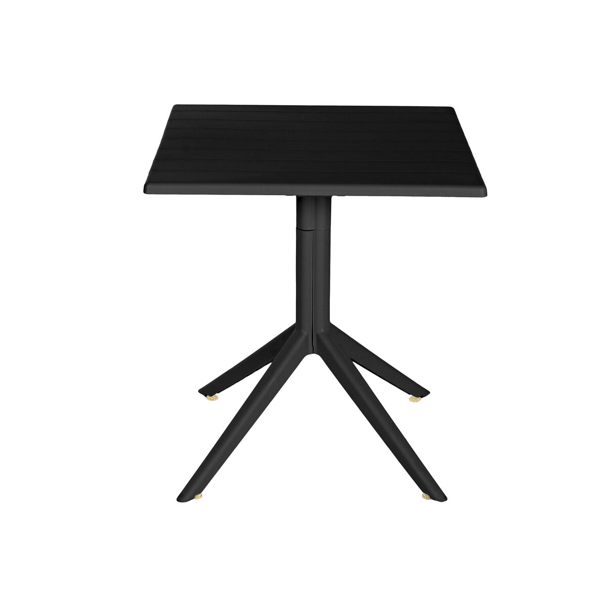 Mesa de Comedor Home ESPRIT Negro Metal Polipropileno 70 x 70 x 75 cm 1 S3060220_0