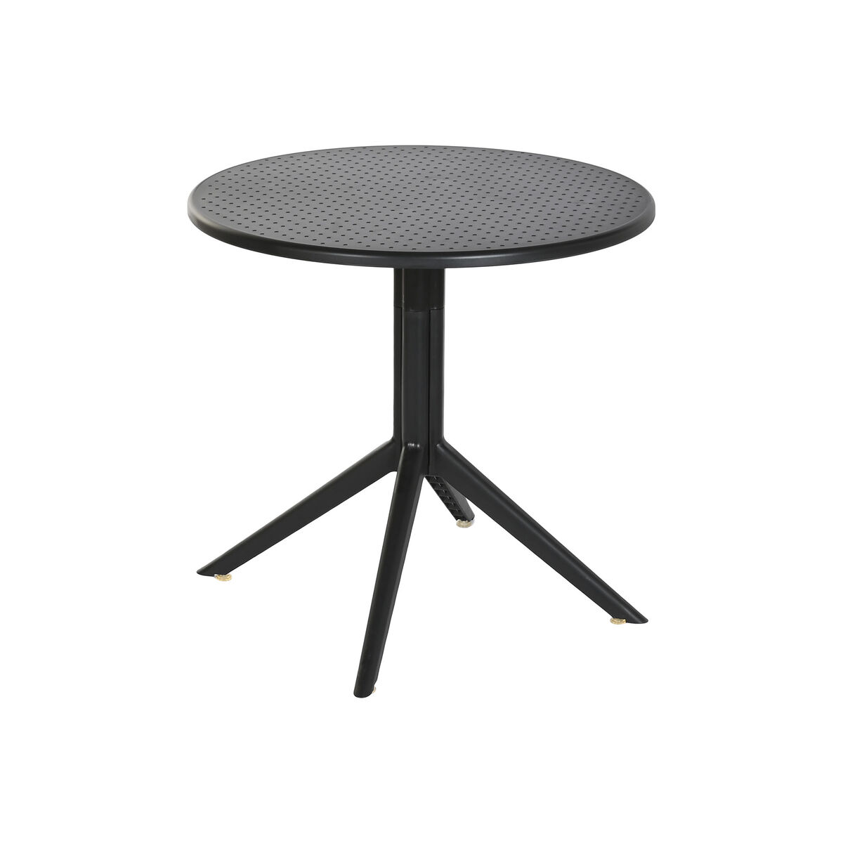 Mesa de Comedor Home ESPRIT Negro Metal Polipropileno 80 x 80 x 75 cm 2 S3060221_1