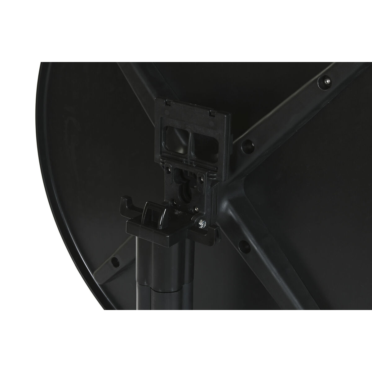 Mesa de Comedor Home ESPRIT Negro Metal Polipropileno 80 x 80 x 75 cm 4 S3060221_3