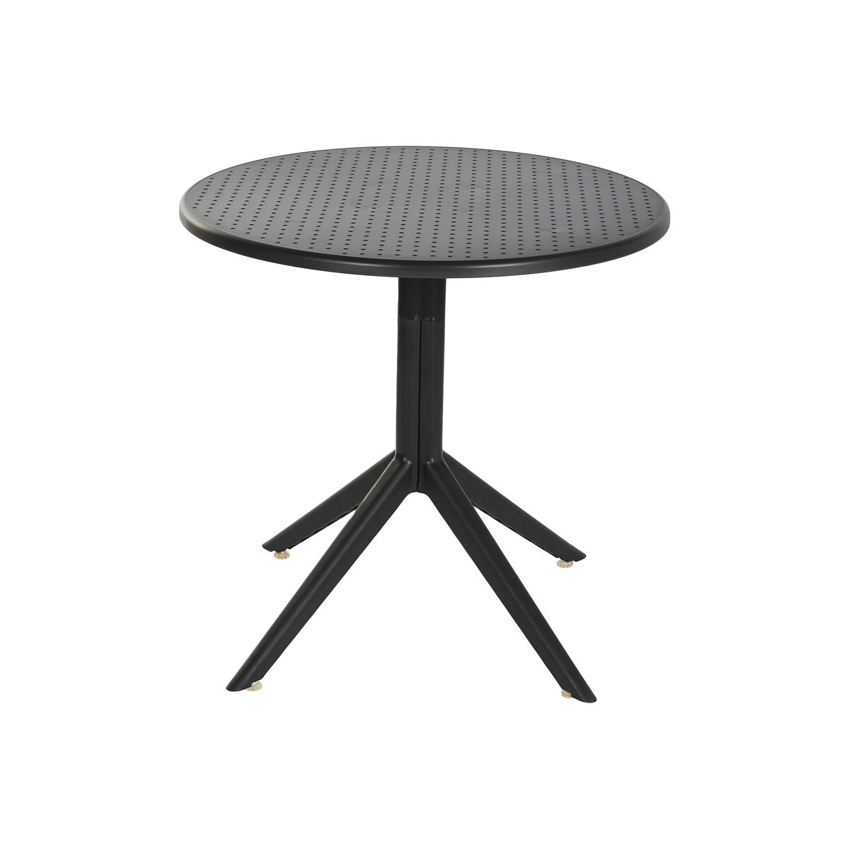 Mesa de Comedor Home ESPRIT Negro Metal Polipropileno 80 x 80 x 75 cm 1 S3060221_0