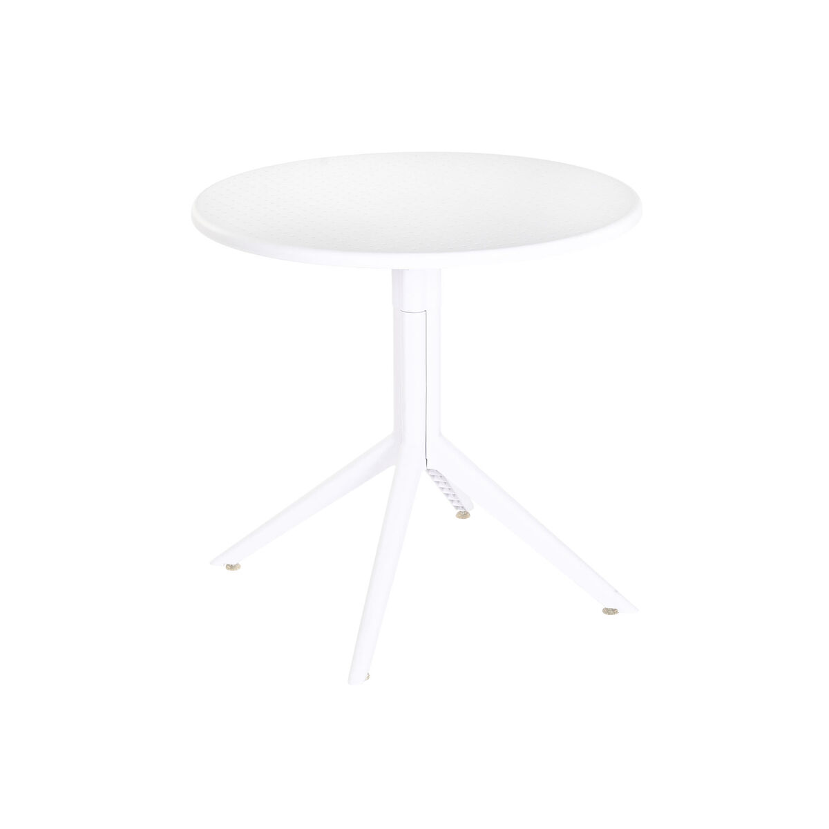 Mesa de Comedor Home ESPRIT Blanco Metal Polipropileno 80 x 80 x 75 cm 2 S3060223_1