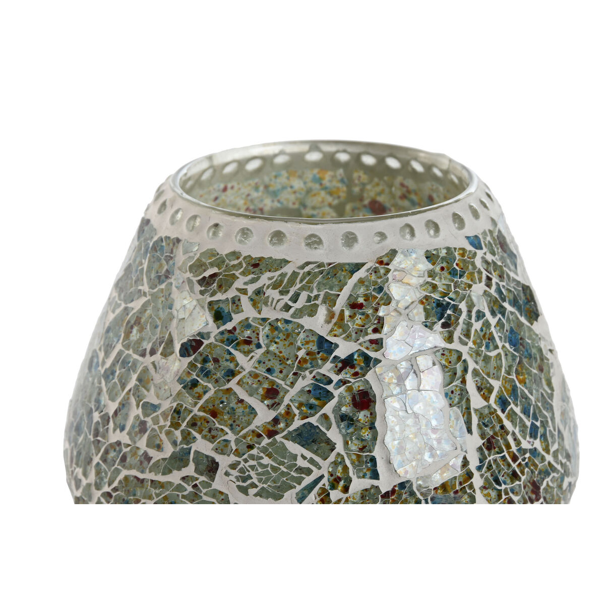 Lámpara de mesa Home ESPRIT Verde Azul cielo 25 W 220 V (2 Unidades) 2 S3060306_1