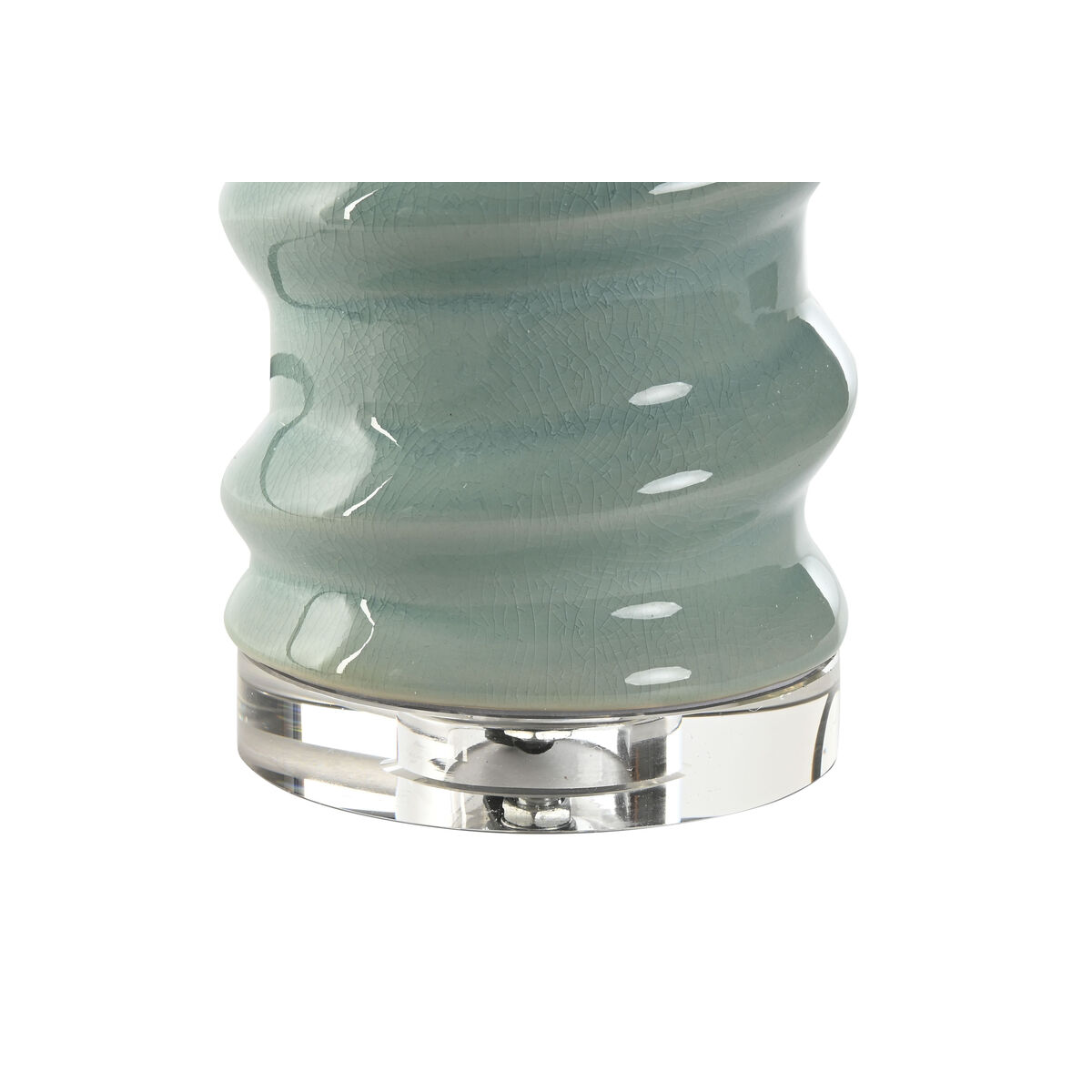 Lámpara de mesa Home ESPRIT Blanco Azul cielo 50 W 220 V 4 S3059912_3