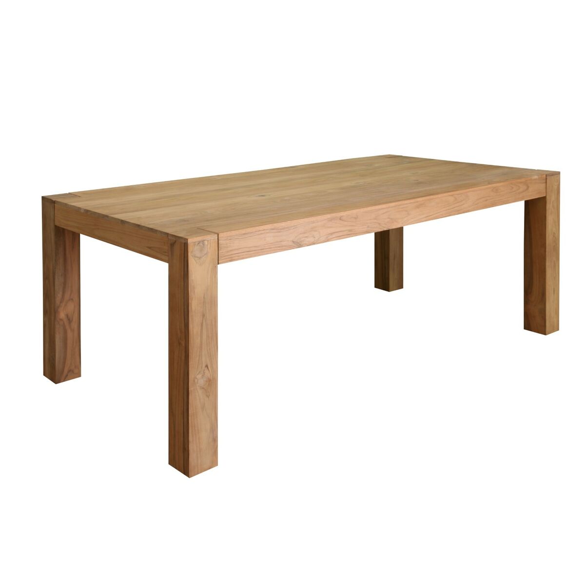 Mesa de Comedor Home ESPRIT Marrón madera de teca 200 x 100 x 76 cm 1 S3061192_0