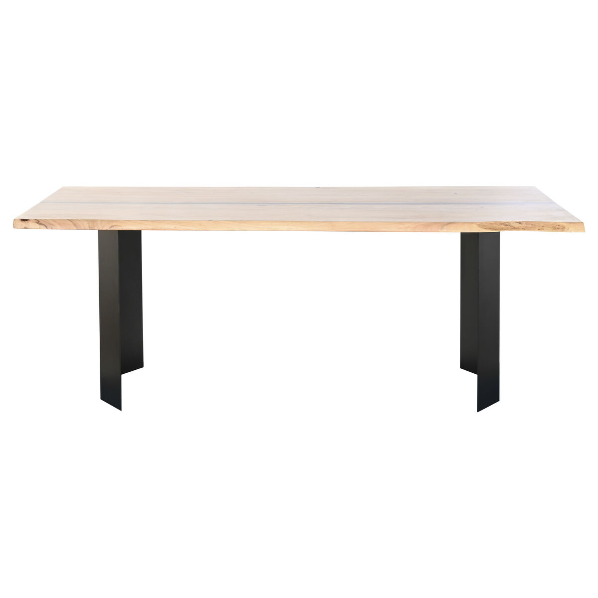 Mesa de Comedor Home ESPRIT Metal Madera de acacia 200 x 100 x 76 cm 8 S3061082_7