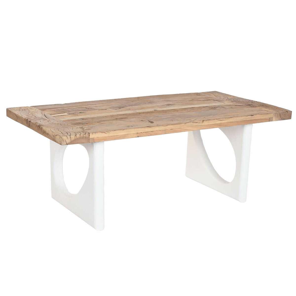 Mesa de Centro Home ESPRIT Blanco 120 x 60 x 45 cm 121 x 60,5 x 45 cm 2 S3060469_1