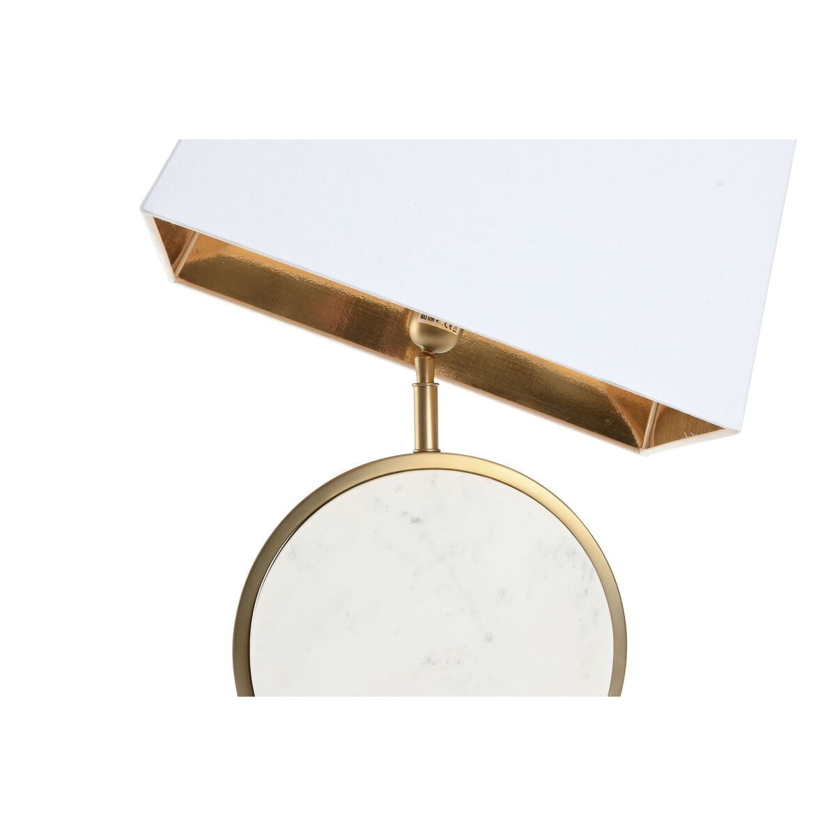 Lámpara de mesa Home ESPRIT Blanco Dorado 50 W 220 V 6 S3061101_5