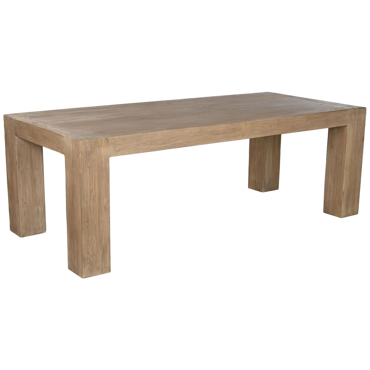 Mesa de Comedor Home ESPRIT Natural Madera de olmo 220 x 100 x 76 cm 1 S3061005_0